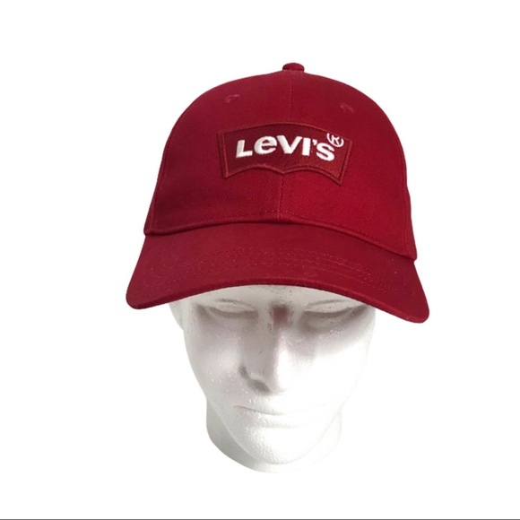 NWT Levi’s SnapBack Baseball Hat, Red or Blue - Picture 5 of 16
